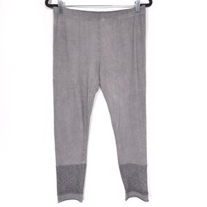 NWT LUUKAA Size US 10 LYRIC Garment Dyed Cotton Jersey Leggings Stone Pants LK 3